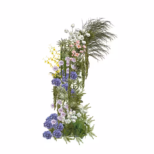Sweet Forest Artificial Flower Arch (Left)