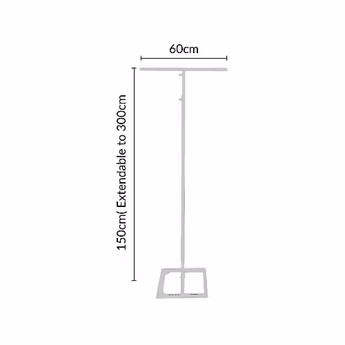 T-Shaped Backdrop Display Stand (80cm wide)