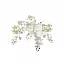 Timeless White Artificial Wall Hanging Flower (M)
