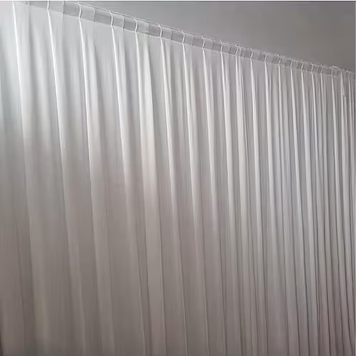 Wedding Fabric Joyous White Celebration Curtain [No stand]