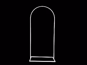 White Arch Backdrop Stand 2M