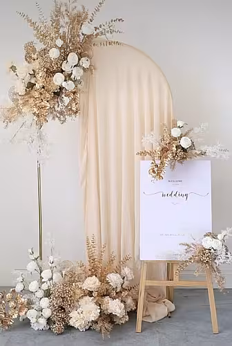 White Arch Backdrop Stand 2M