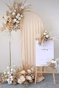 White Arch Backdrop Stand 2M