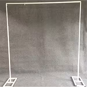 White Telescopic Flower Balloon Arch Stand 3m