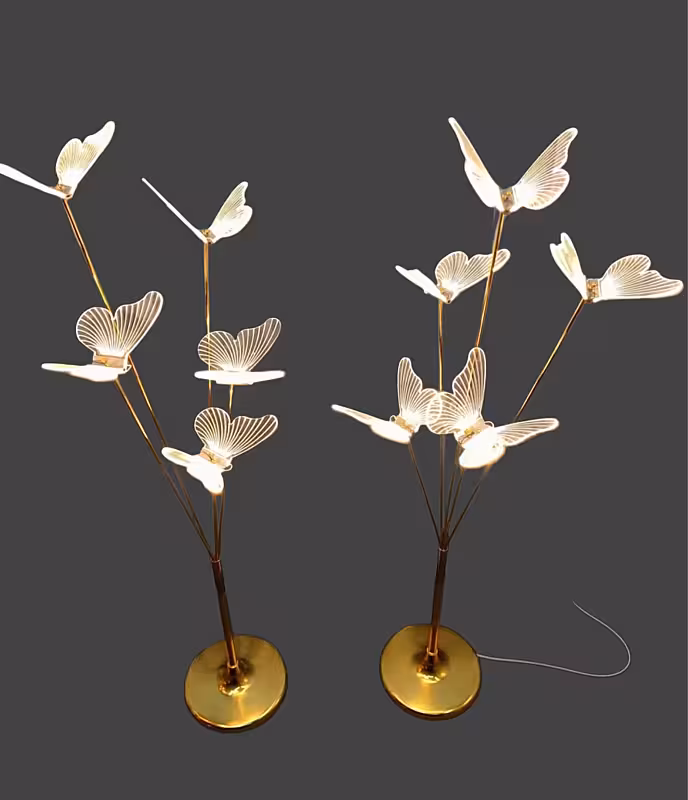 5 Head Butterfly LED Wedding Walkway Lights