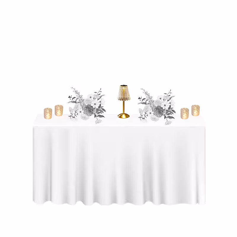 Customised Artificial Table Flower Crystal Candle Lamp Tablescape R-TS008