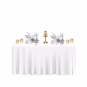 Customised Artificial Table Flower Crystal Candle Lamp Tablescape R-TS008