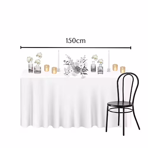 Soft White Colourful Artificial Rose Flower Crystal Tall Candle Lamp Centrepiece Tablescape R-TS006