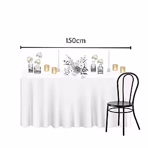 Soft White Colourful Artificial Rose Flower Crystal Tall Candle Lamp Centrepiece Tablescape R-TS006
