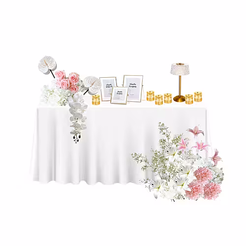 Dreamy Pink Registration Table Set R-RT006