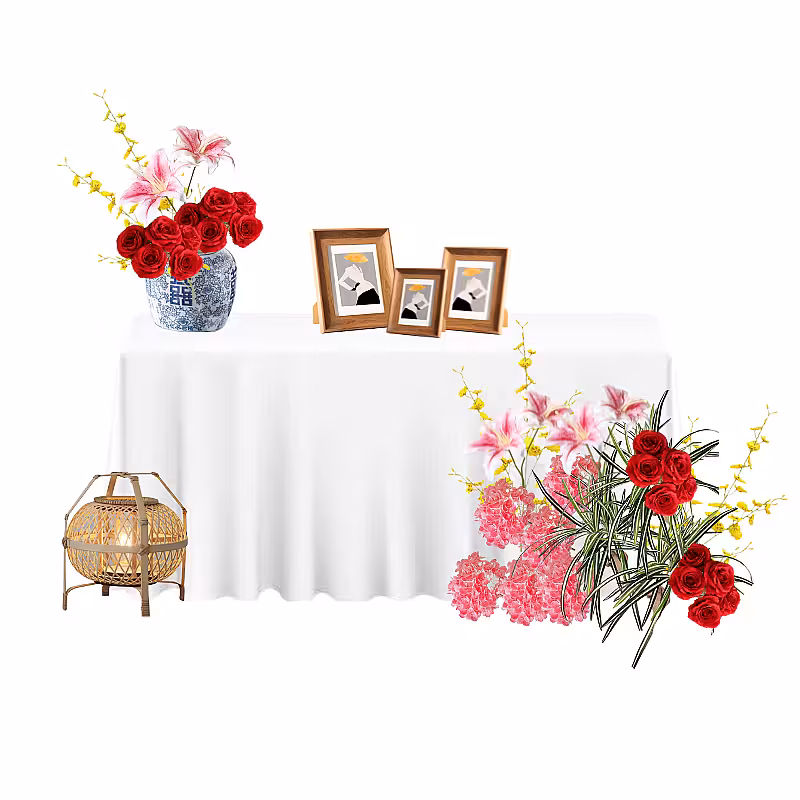 Prosperity Red Registration Table Set R-RT002