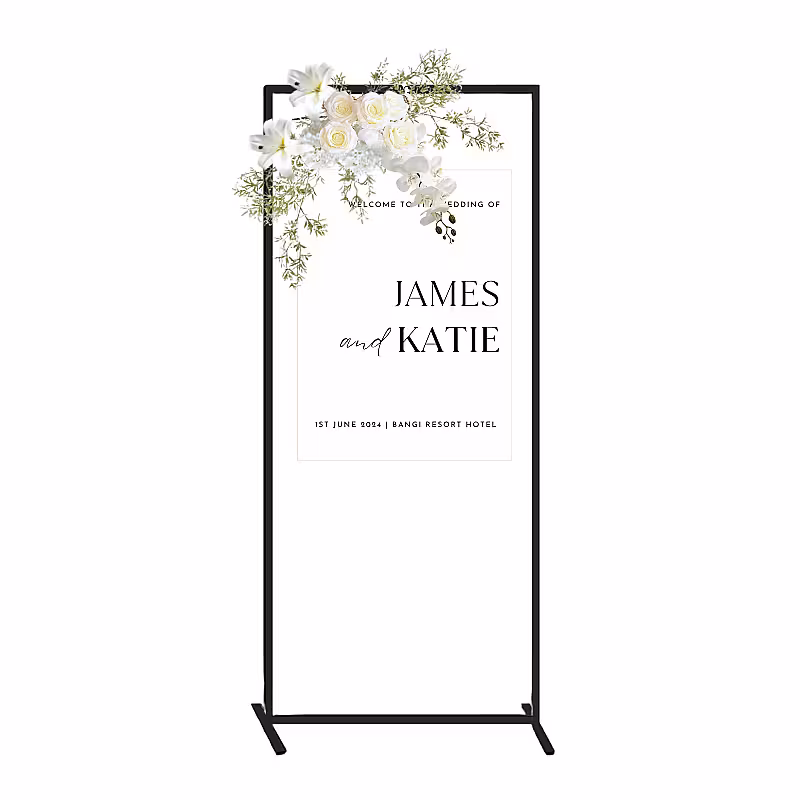 Timeless White Frame Signage Set R-SN006