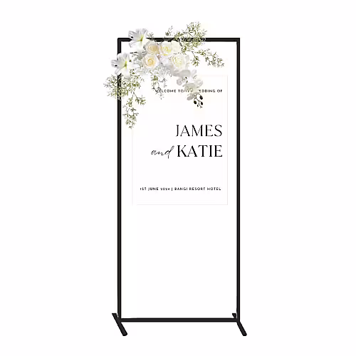 Timeless White Frame Signage Set R-SN006