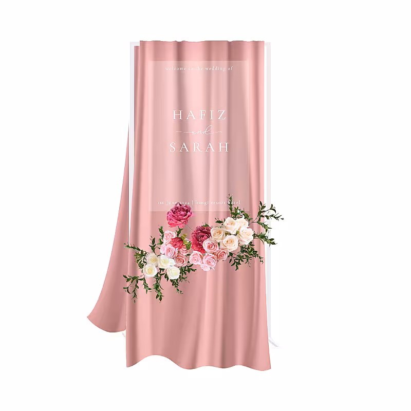 Sweet Garden Gold Frame Signage Set R-SN005