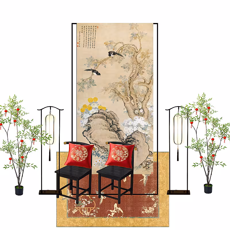 Oriental Mandarin Chinese Red Tea Ceremony Set R-TC004