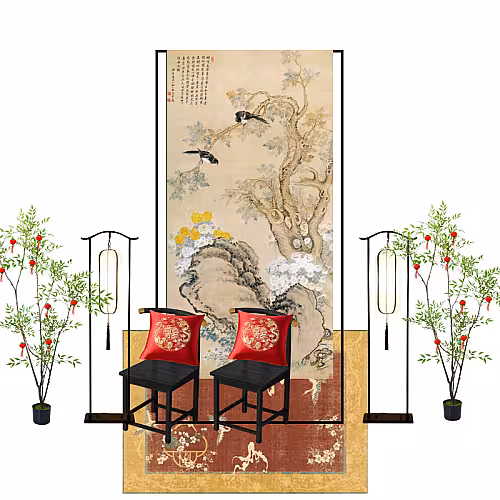 Oriental Mandarin Chinese Red Tea Ceremony Set R-TC004