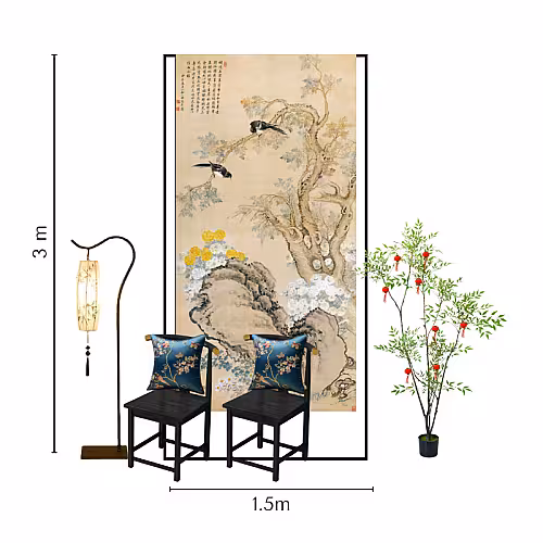 Oriental Mandarin Blue Chinese Tea Ceremony Set R-TC003