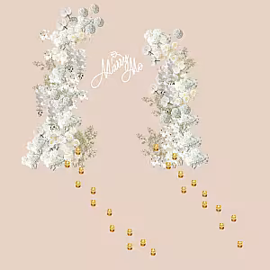 Timeless White Artificial Flower Arch Marry Me Set R-MM002