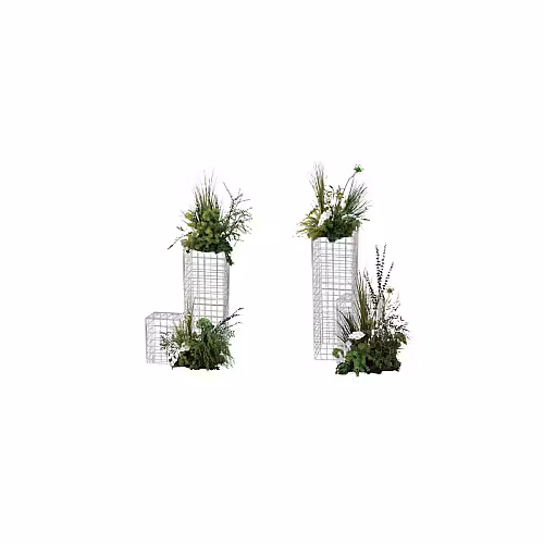 Grassy Green Artificial Flower Arch Altar Set R-AL008