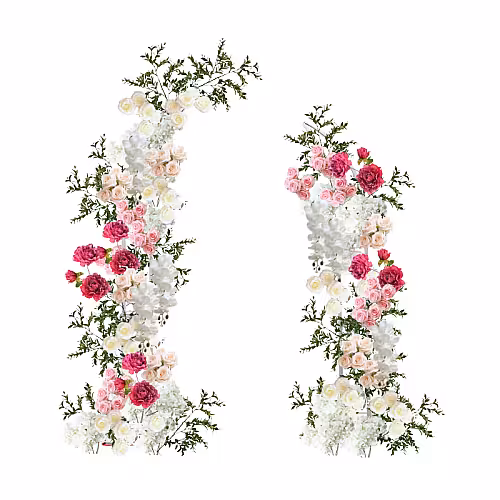 Sweet Garden Artificial Flower Arch Altar Set R-AL002