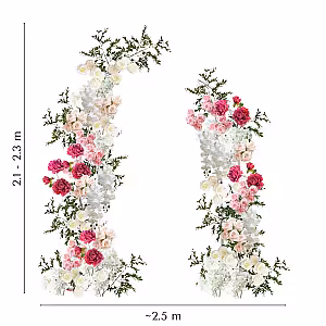 Sweet Garden Artificial Flower Arch Altar Set R-AL002