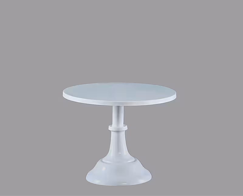 White Metal Iron Cake Stand (Medium)