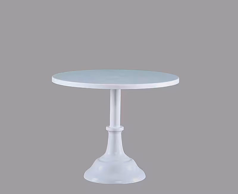 White Metal Iron Cake Stand (Medium)