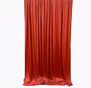 Stretchable Red Colour Drape Backdrop Fabric (8M) [No stand]