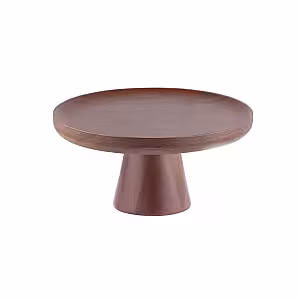 Acacia Wooden Cake Tray with Pedestral Stand (Medium)