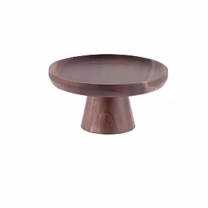 Acacia Wooden Cake Tray with Pedestral Stand (Small)