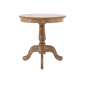 American Style Vintage Round Table with Wooden Stand