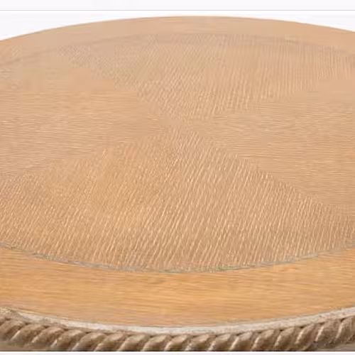 American Style Vintage Round Table with Wooden Stand
