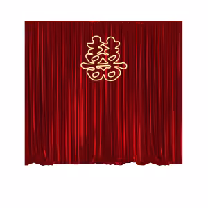 The Signature GuoDaLi Chinese Betrothal Backdrop Package