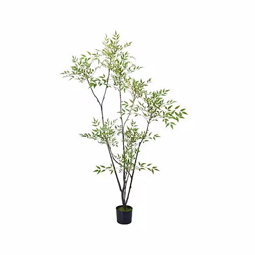 Artificial Potted Green Nandina Floor Standing Ornaments (Green)