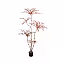 Artificial Potted Red Nandina Floor Standing Ornaments (Red)