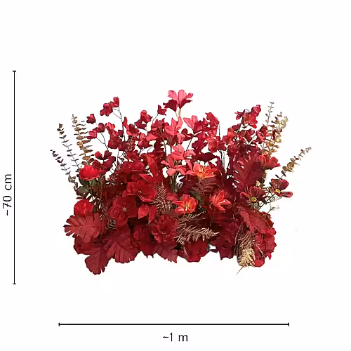 Bloom Red Artificial Floor Flower (M)