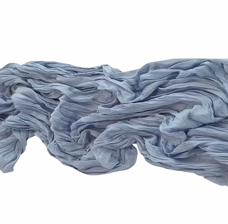 Crumpled Table Runner (Blue)