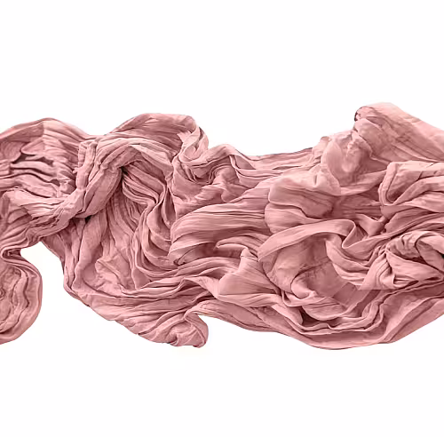 Crumpled Table Runner (Pink)