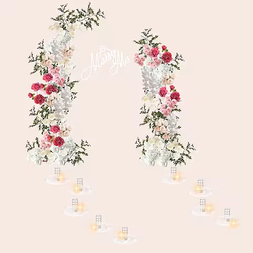 Crystal Rose Lamp with 16-colour LED Light