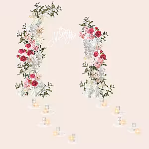 Crystal Rose Lamp with 16-colour LED Light