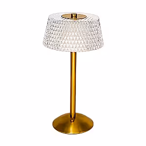 Crystal Shade Portable Dining Table Lamp