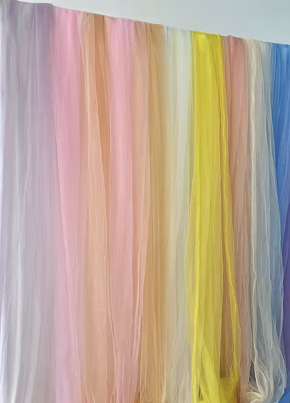 Dopamine Colourful Streamer Waterfall Backdrop (11 colours) [No stand]