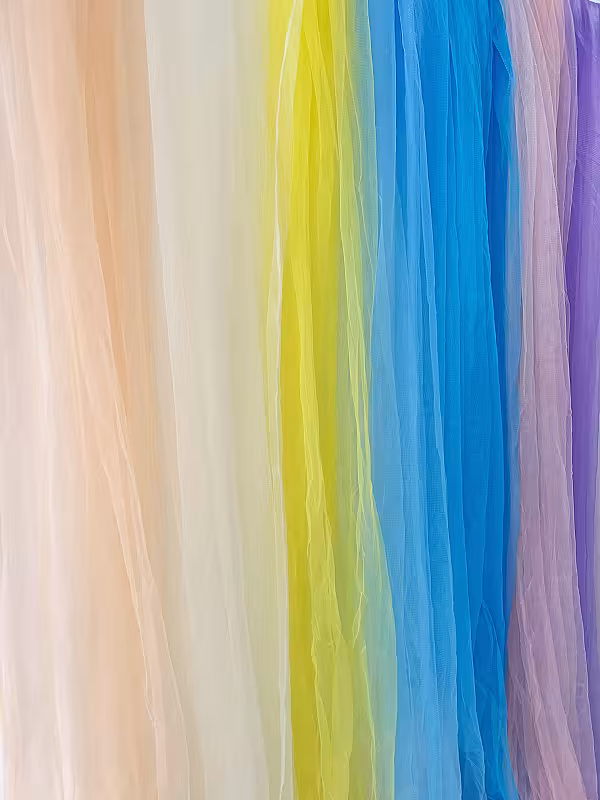 Dopamine Colourful Streamer Waterfall Backdrop (7 colours) [No stand]