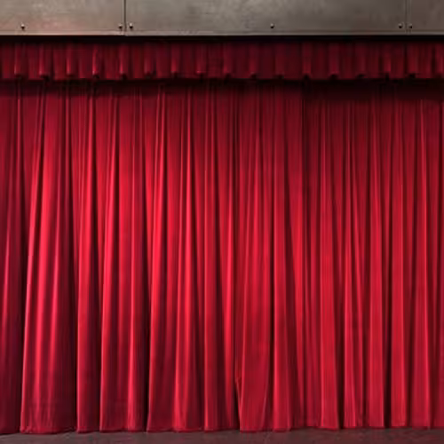 Fabric Fannel Wine Red Velvet Decorative Backdrop Curtain [No stand]