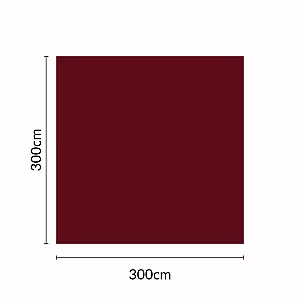 Fabric Fannel Wine Red Velvet Decorative Backdrop Curtain [No stand]