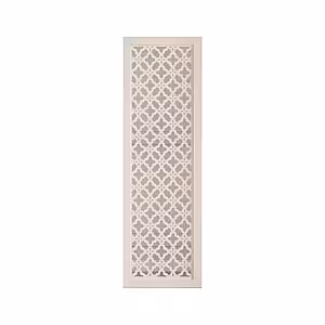 Four-Leaf Clover Pattern White Divider Room Partition