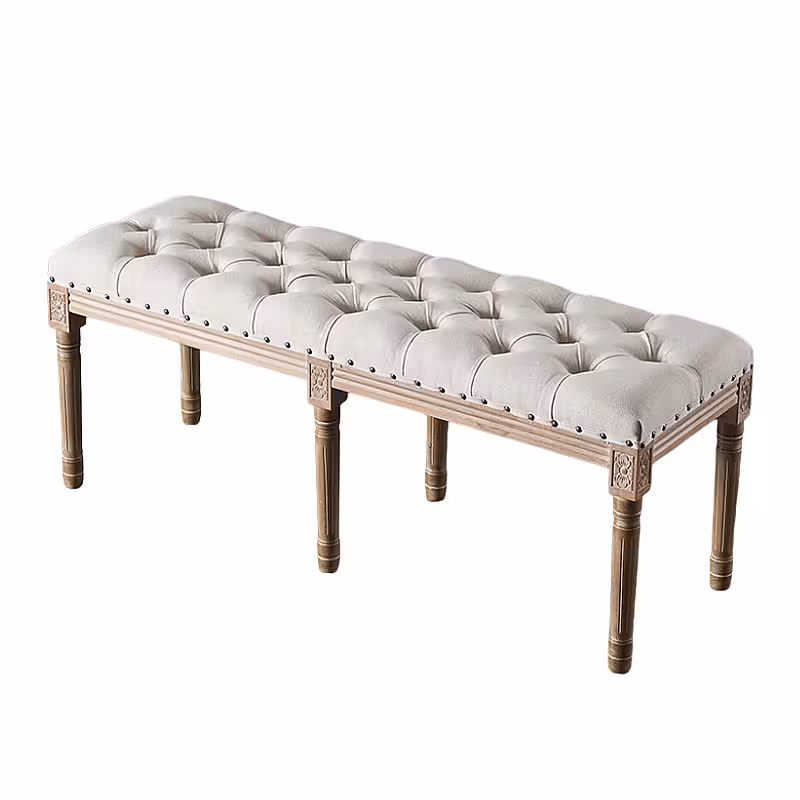 French Style Retro Decorative Dining Bench