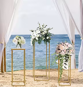 Gold Iron Decorative Event Stand (80 cm)