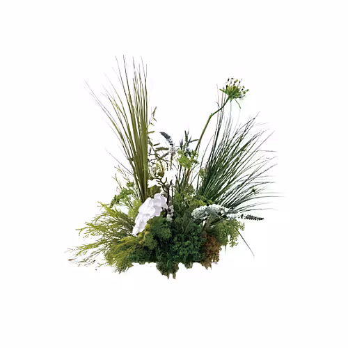 Grassy Green Artificial Table Flower (M1)