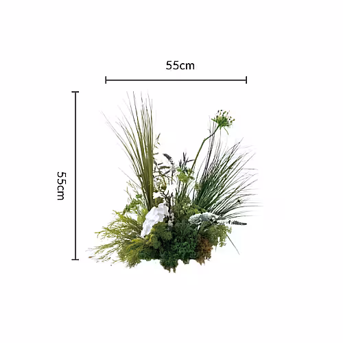 Grassy Green Artificial Table Flower (M1)